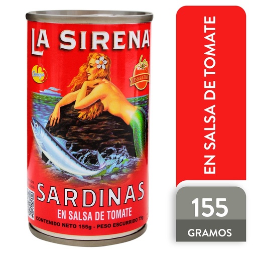 [QM-PRD-032] Sardinas en salsa 155 g